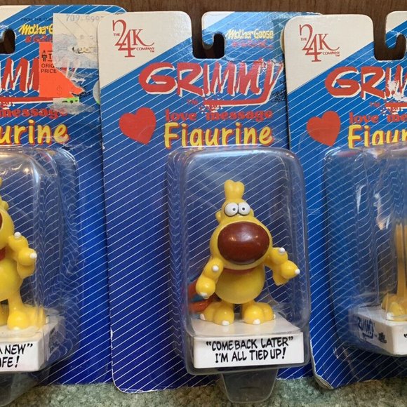 Vintage 1989 Grimmy PVC Figurine MOC Lot As featured in Mother Goose and Grimmy - Picture 1 of 2